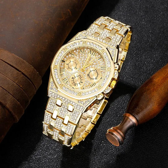 18K Royal Watch & Bracelet