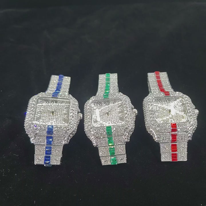 18K Monaco Watch – Luxury Stainless Steel Timepiece | DAILY DRIPZ